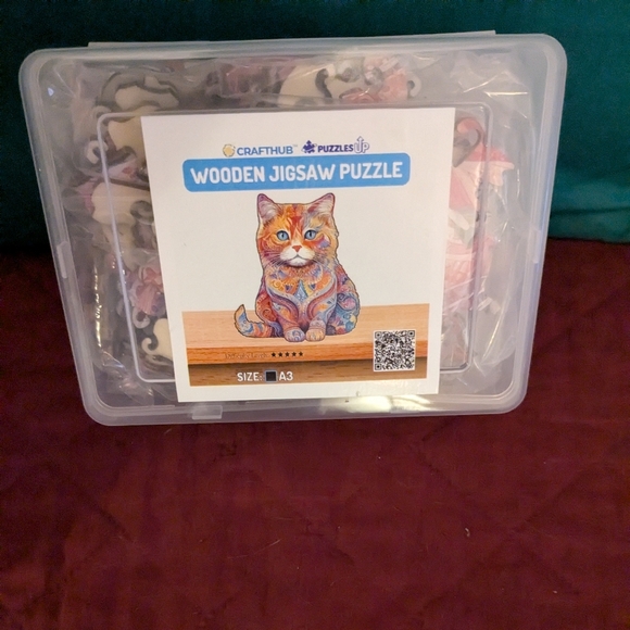NIB "Host Pick" Wooden Jigsaw Puzzle " Kitty" - Picture 3 of 3